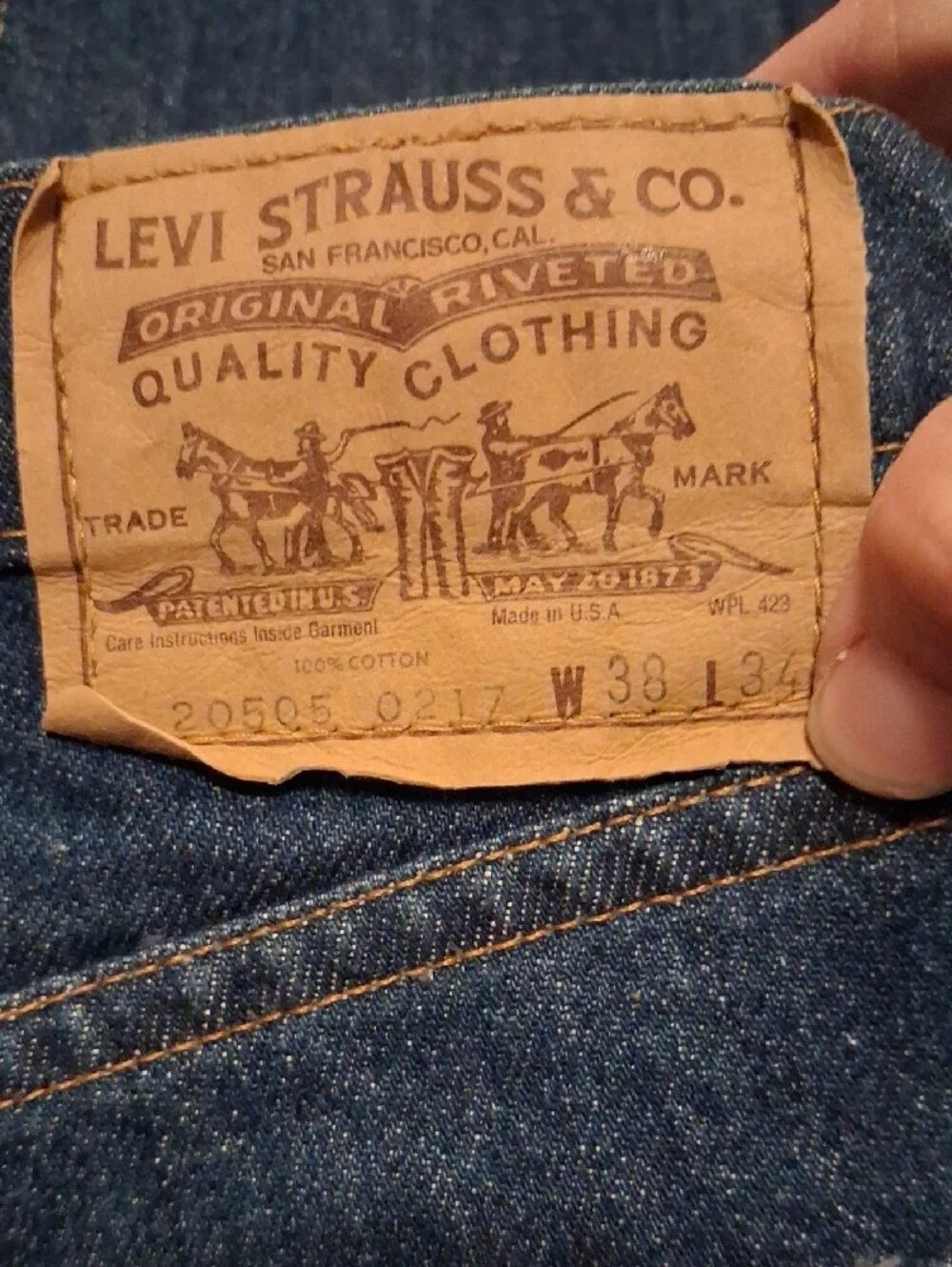 Levi's Slim Straight Dark Blue Jeans